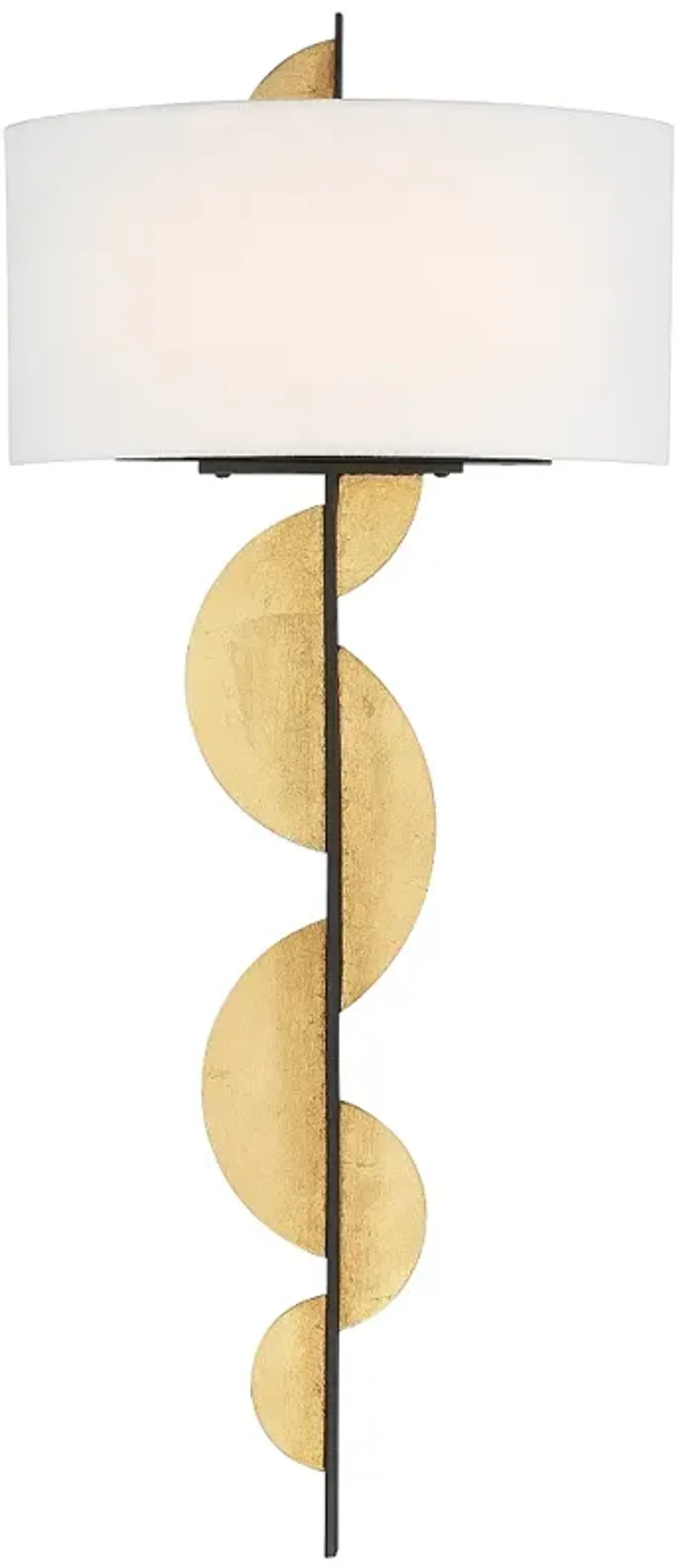 Metropolitan Navia 27 1/2" High Gold Leaf LED Wall Sconce