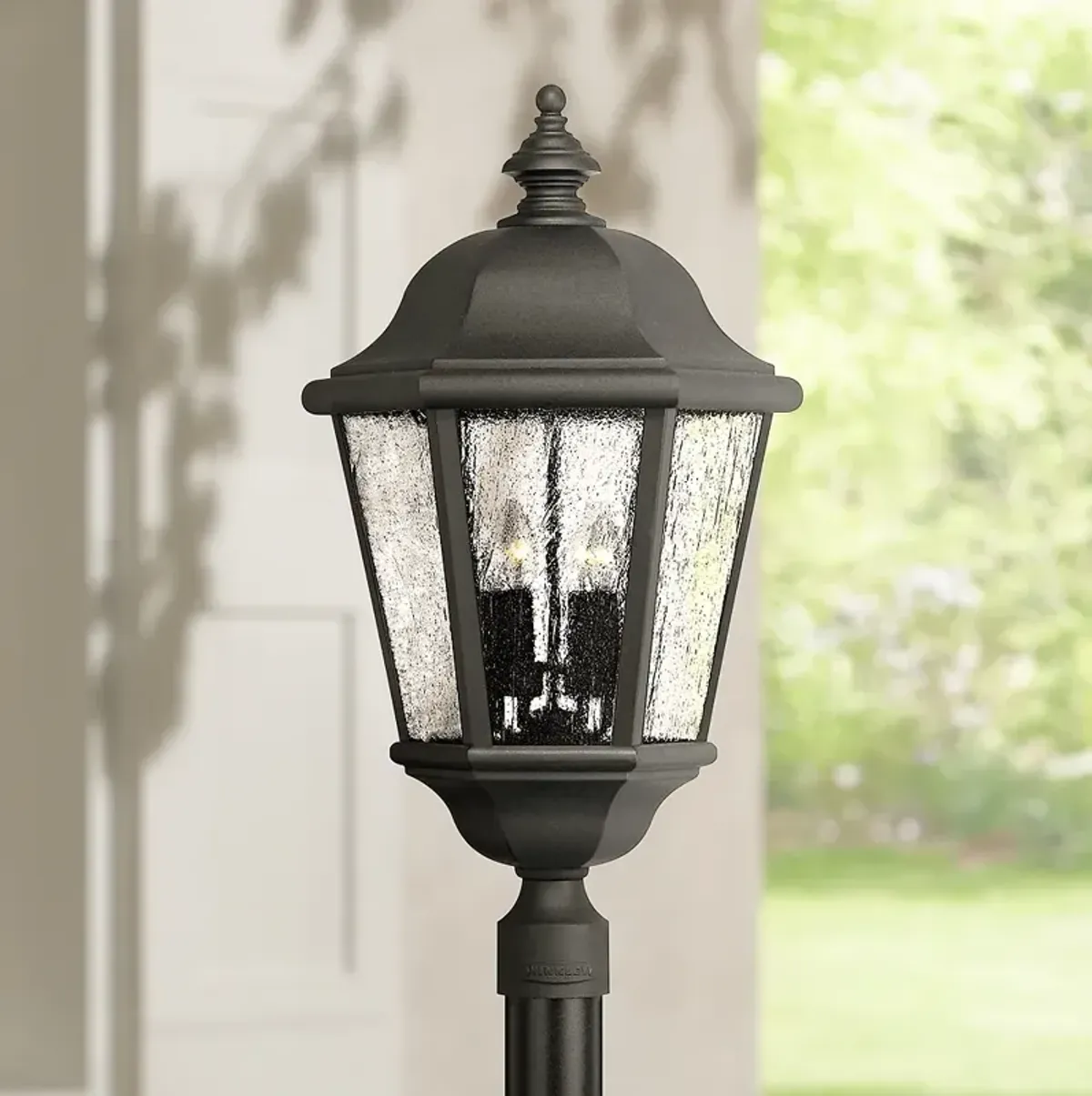 Hinkley Edgewater Collection 27" High Black Outdoor Post Light