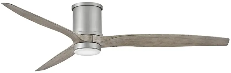 72" Hinkley Hover Brushed Nickel Wet LED Hugger Smart Ceiling Fan