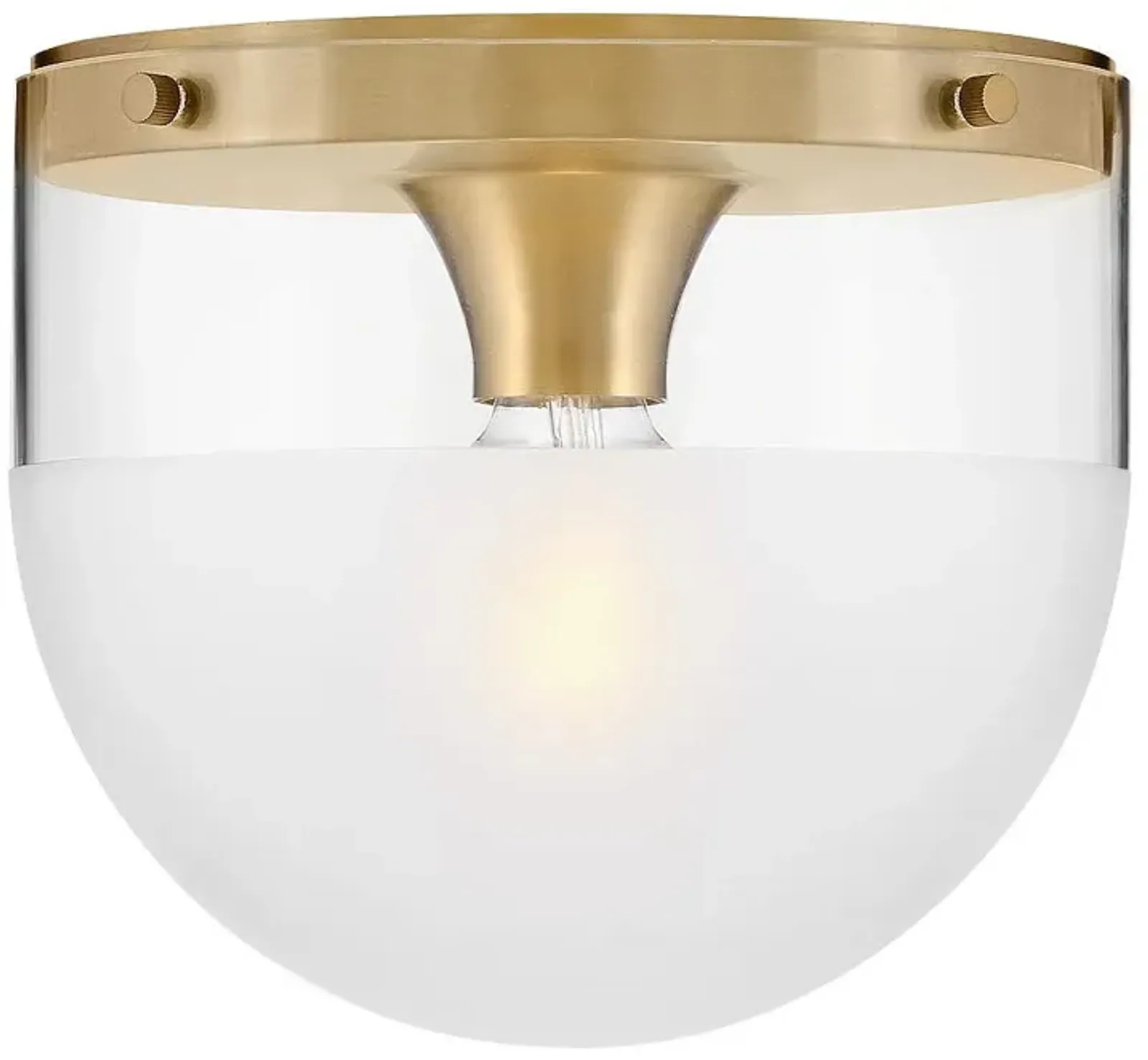 Hinkley -  Foyer Beck Small Flush Mount- Lacquered Brass