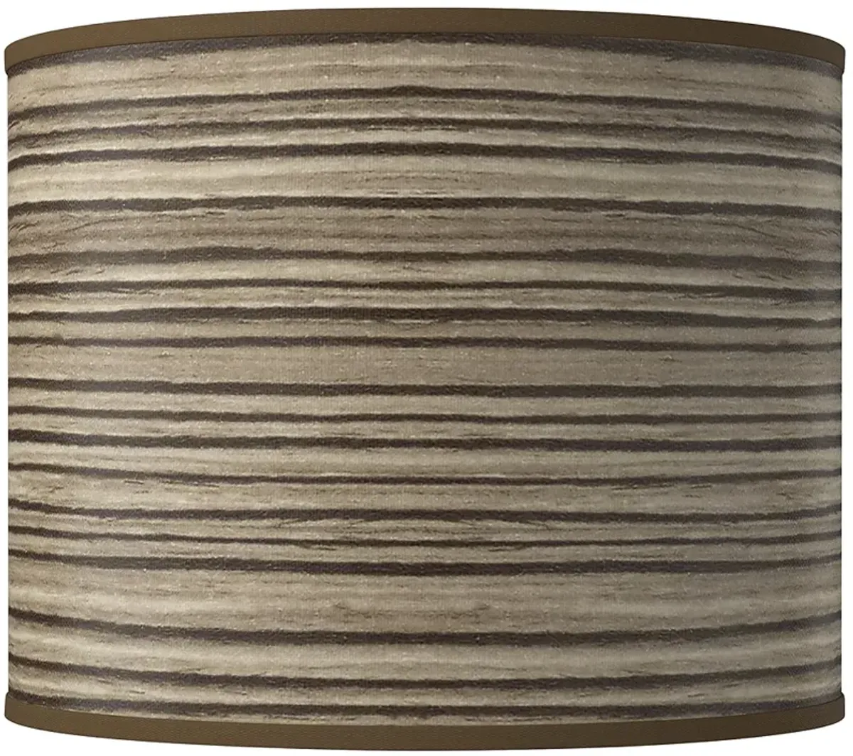 Cedar Zebrawood Giclee Round Drum Lamp Shade 14x14x11 (Spider)