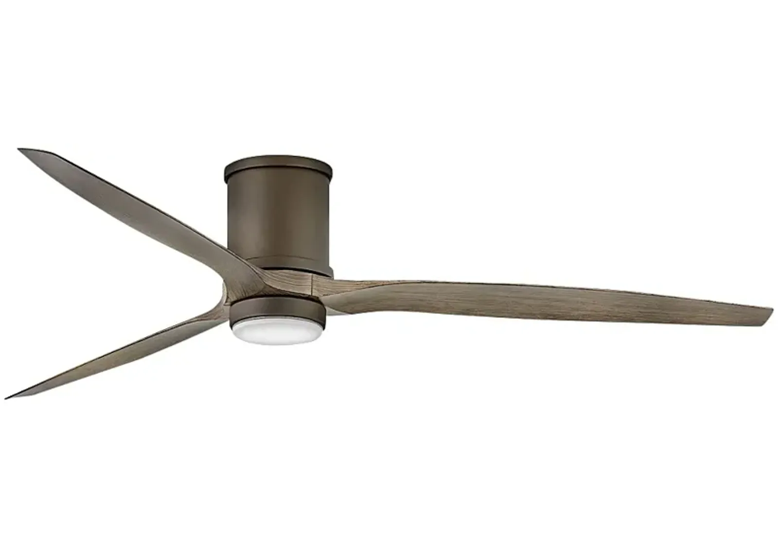 72" Hinkley Hover Matte Bronze Wet-Rated LED Hugger Smart Ceiling Fan