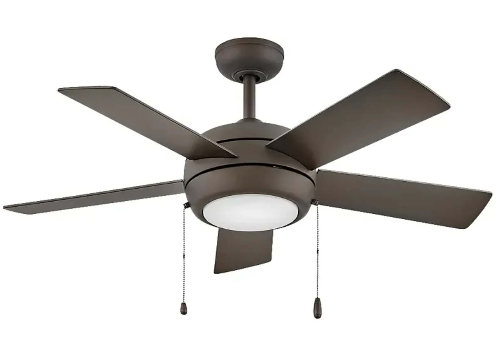 42" Hinkley Croft Matte Bronze Indoor Pull-Chain LED Ceiling Fan