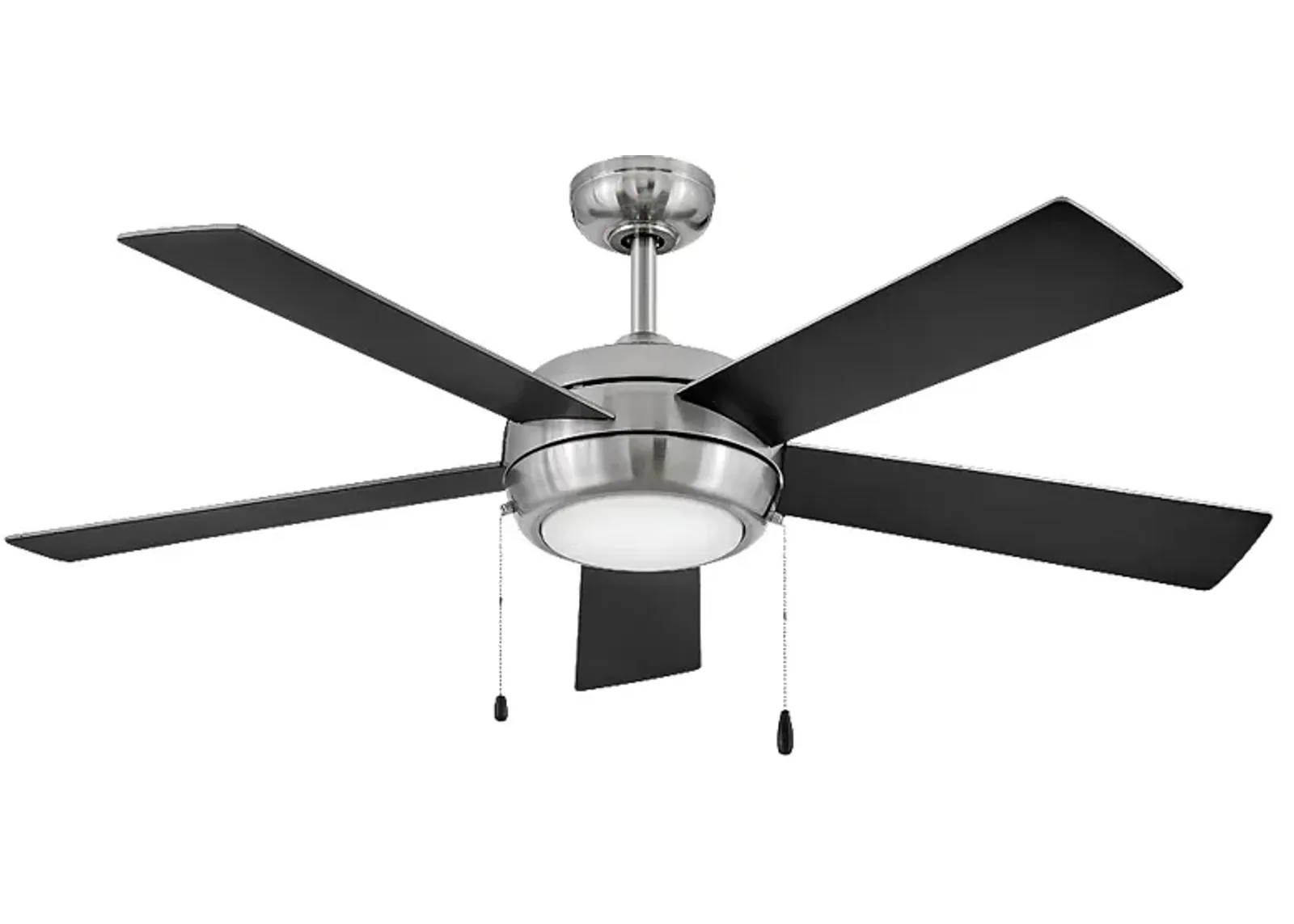 52" Hinkley Croft Brushed Nickel Indoor Pull-Chain LED Ceiling Fan