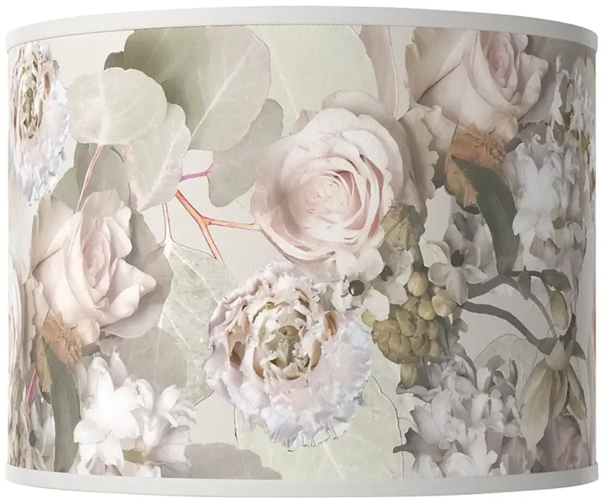 Rosy Blossoms Giclee Lamp Shade 13.5x13.5x10 (Spider)