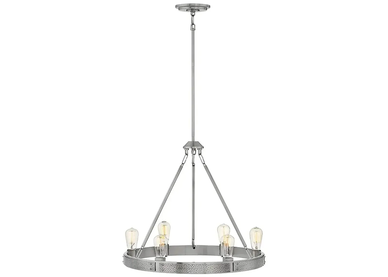 Everett 24 1/2" Wide Nickel Chandelier by Hinkley Lighting