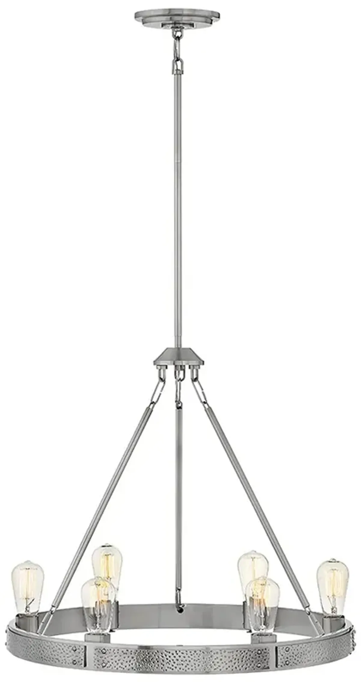 Everett 24 1/2" Wide Nickel Chandelier by Hinkley Lighting