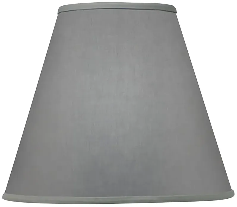 Stiffel Gray Butcher Empire Lamp Shade 9x18x13 (Spider)