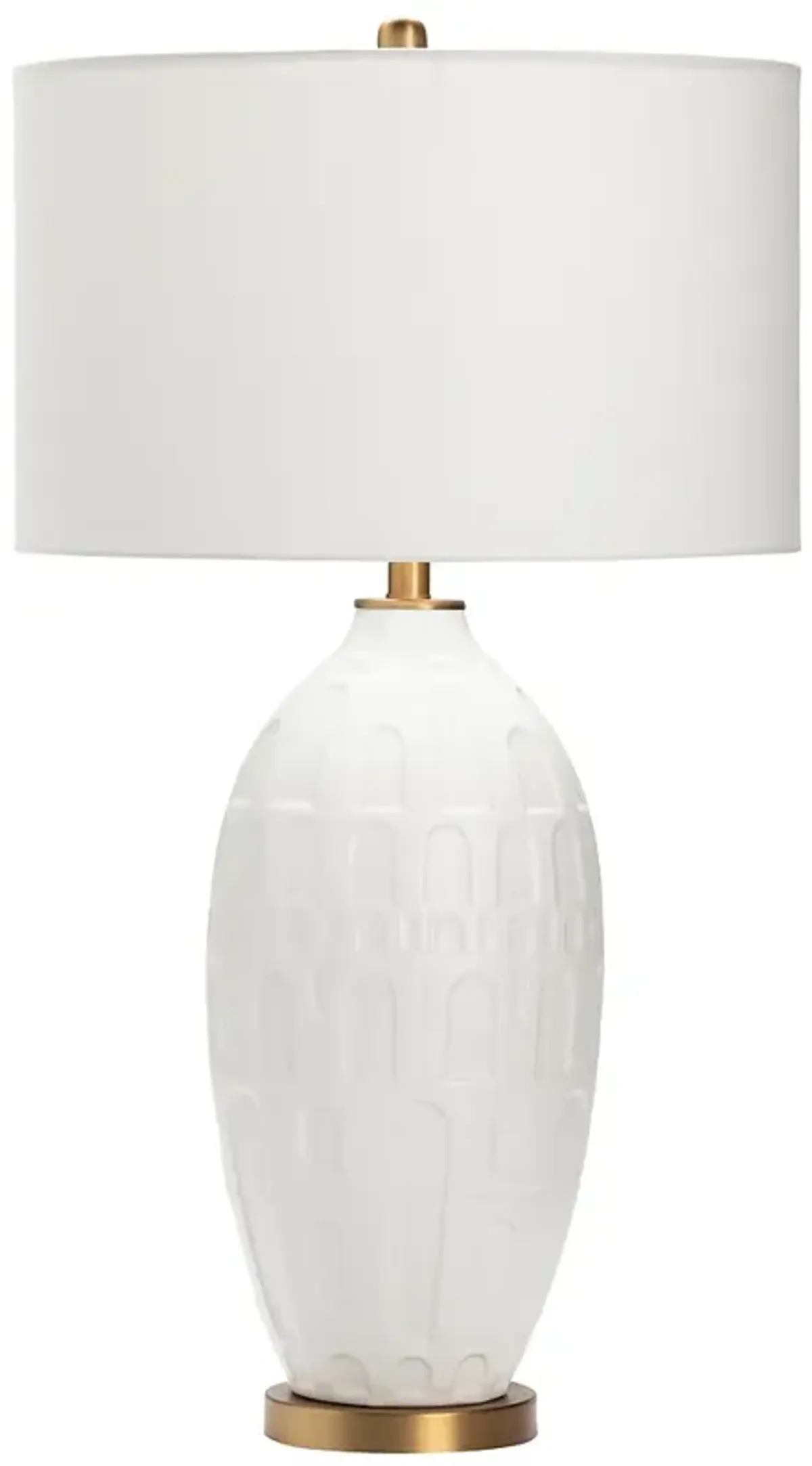 Crestview Collection Rock Springs White Ceramic Table Lamp