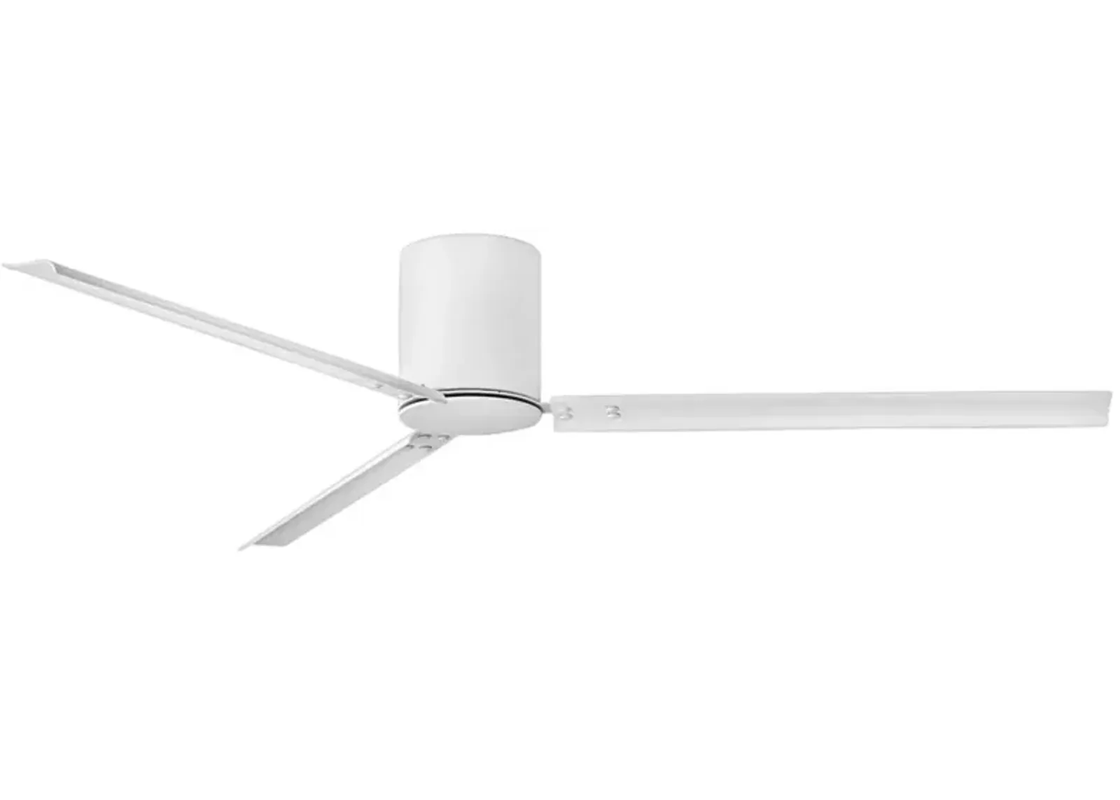 72" Hinkley Indy Damp Matte White Hugger Smart Ceiling Fan with Remote