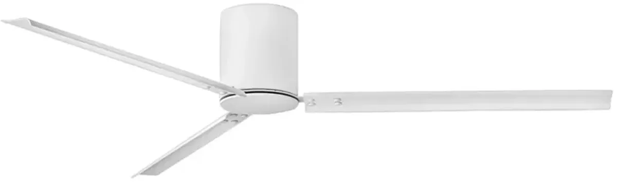 72" Hinkley Indy Damp Matte White Hugger Smart Ceiling Fan with Remote