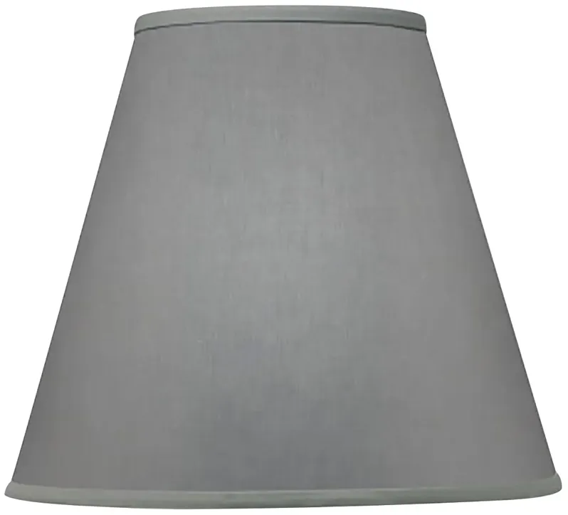 Stiffel Gray Butcher Empire Lamp Shade 8x16x12 (Spider)