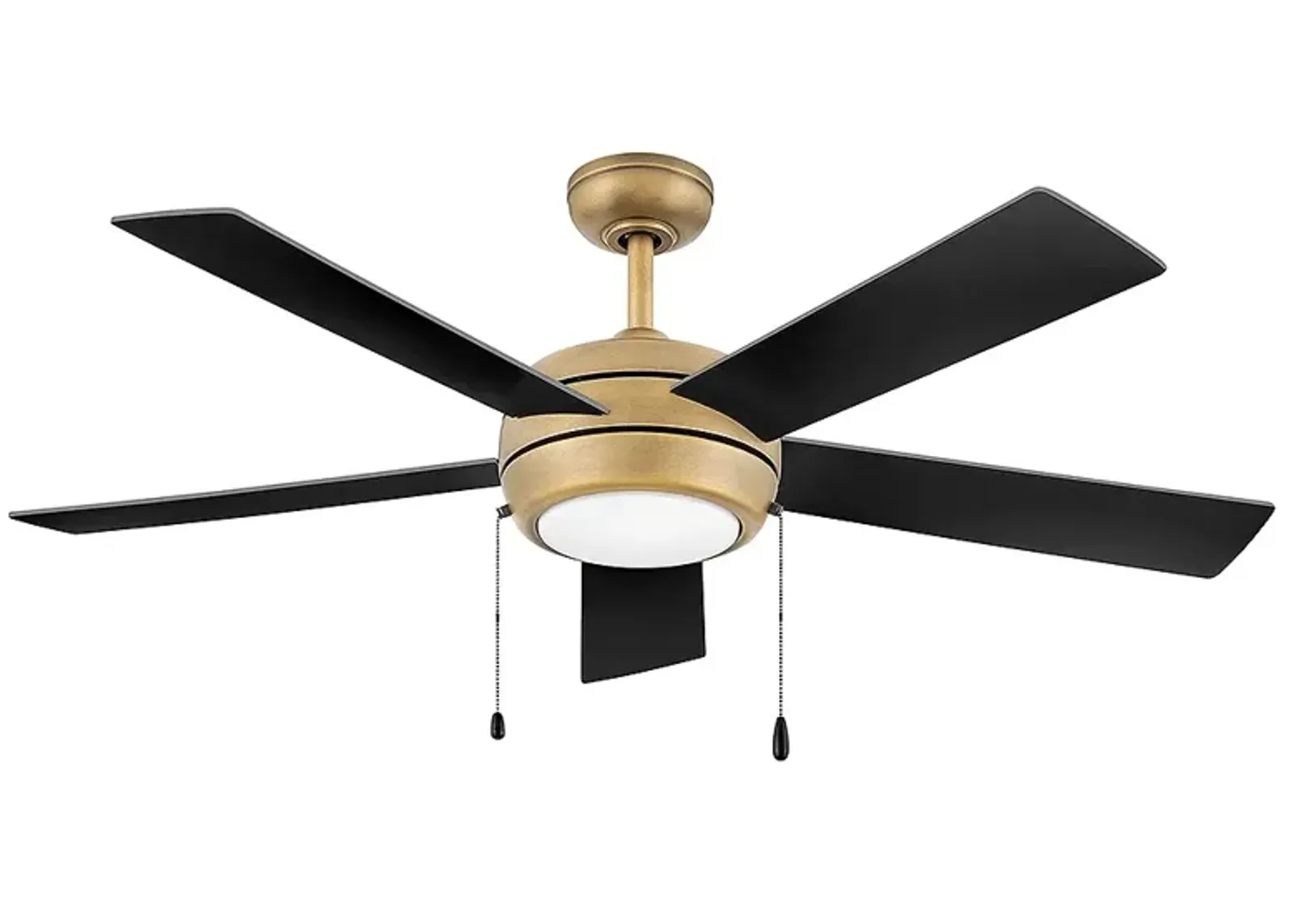 52" Hinkley Croft Heritage Brass Indoor Pull-Chain LED Ceiling Fan