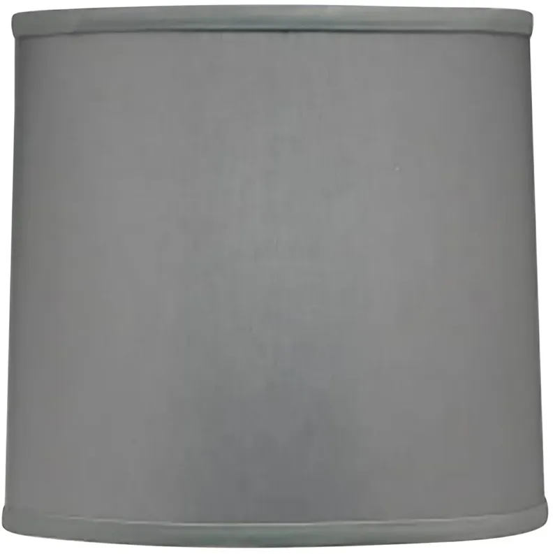 Stiffel Gray Butcher Drum Lamp Shade 12x13x10 (Spider)