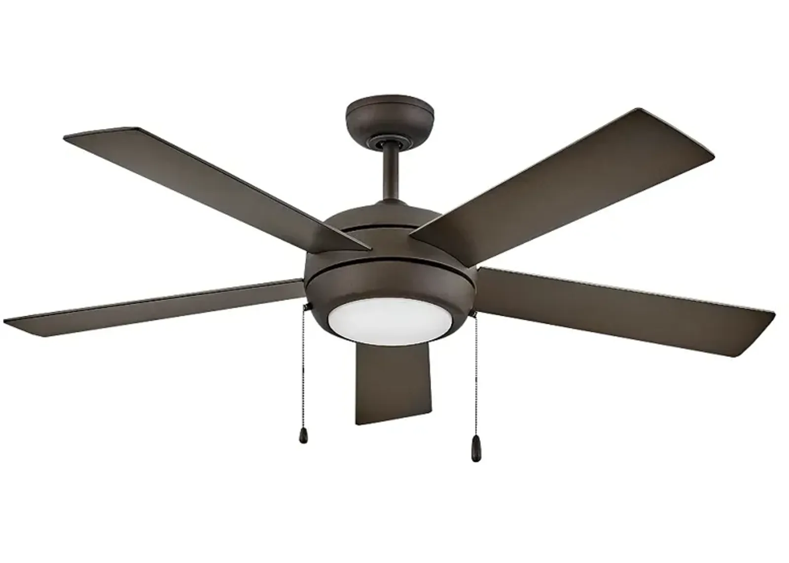 52" Hinkley Croft Matte Bronze Indoor Pull-Chain LED Ceiling Fan