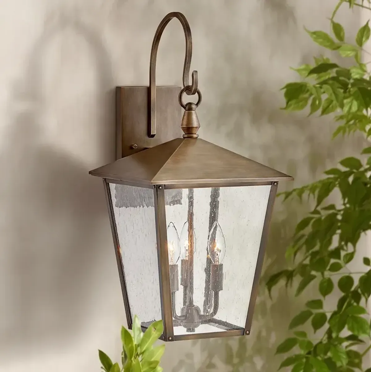 Huntersfield 23" High Burnished Bronze Outdoor Wall Light