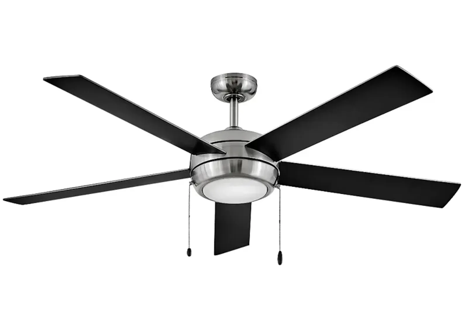 60" Hinkley Croft Brushed Nickel Indoor Pull-Chain LED Ceiling Fan