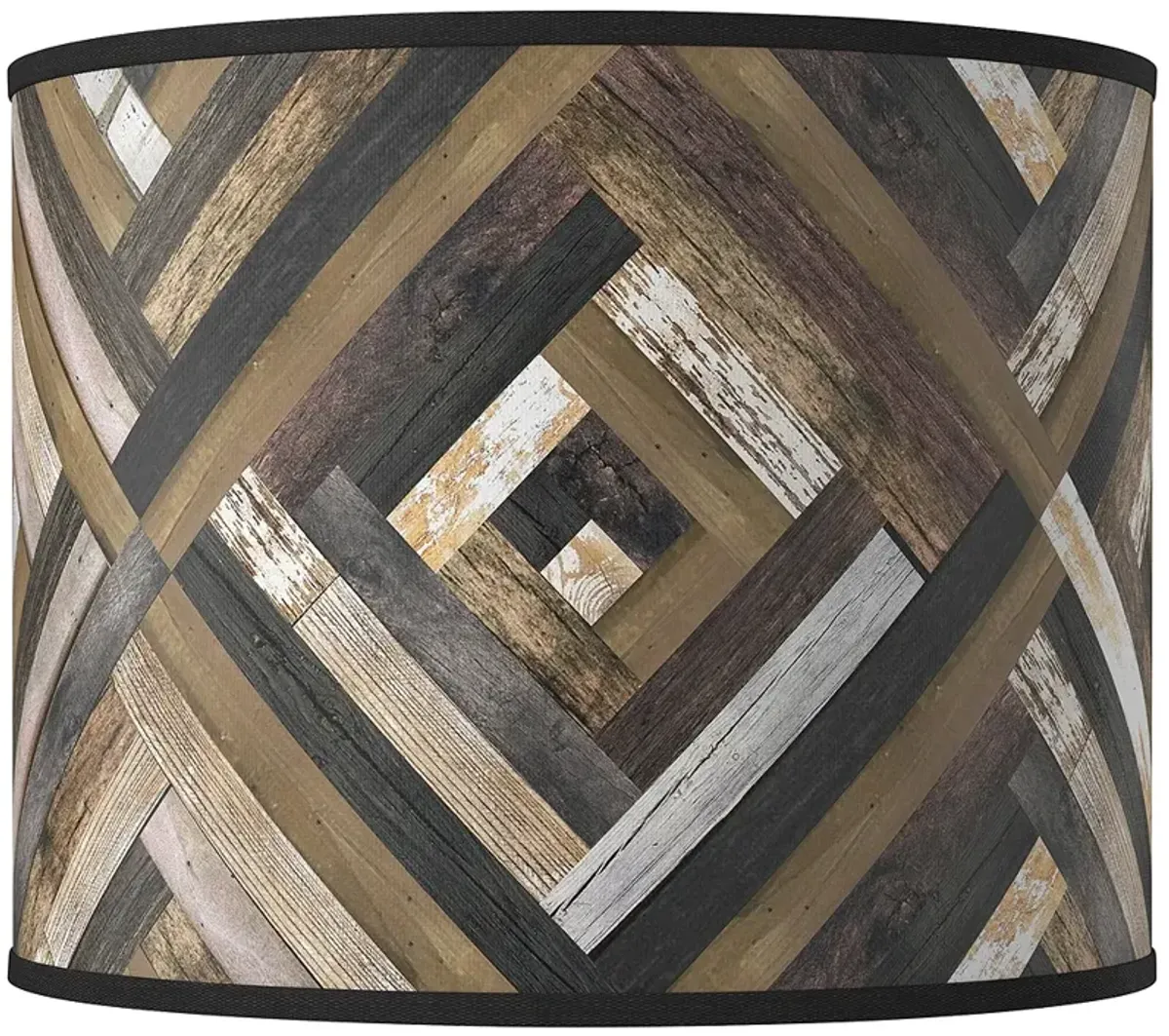 Woodwork Diamonds Giclee Round Drum Lamp Shade 14x14x11 (Spider)