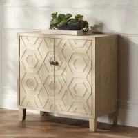 Amari 31 1/2" Wide White Washed Wooden Cabinet