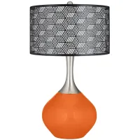 Invigorate Black Metal Shade Spencer Table Lamp