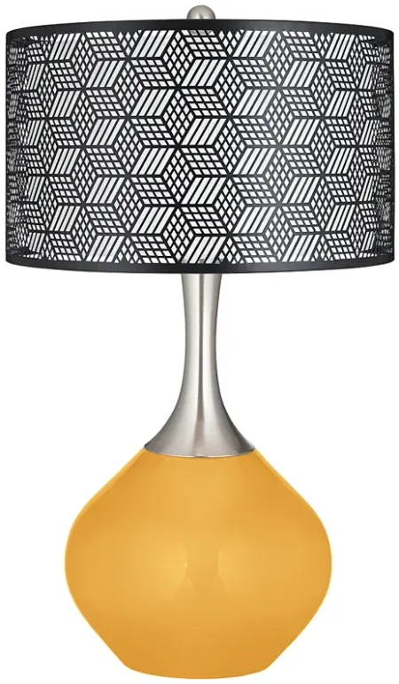 Marigold Black Metal Shade Spencer Table Lamp