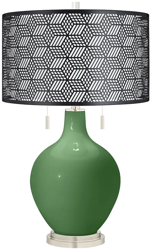 Garden Grove Toby Table Lamp With Black Metal Shade