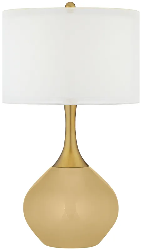 Humble Gold Nickki Brass Table Lamp