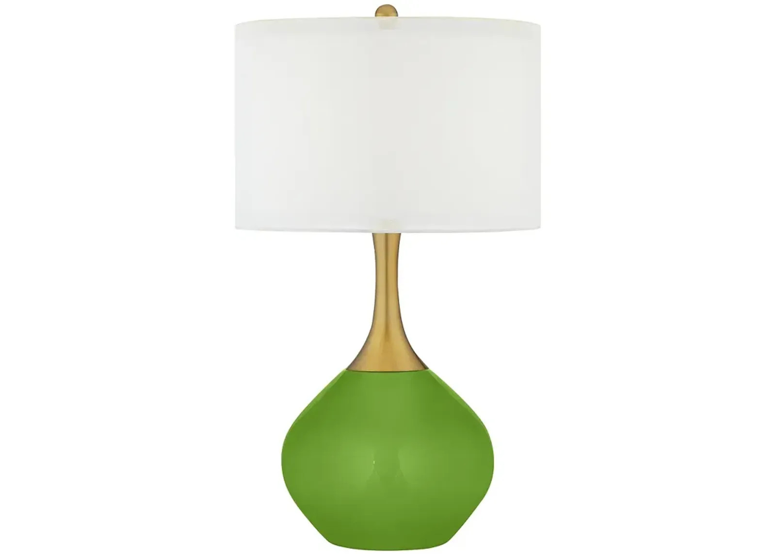 Rosemary Green Nickki Brass Modern Table Lamp