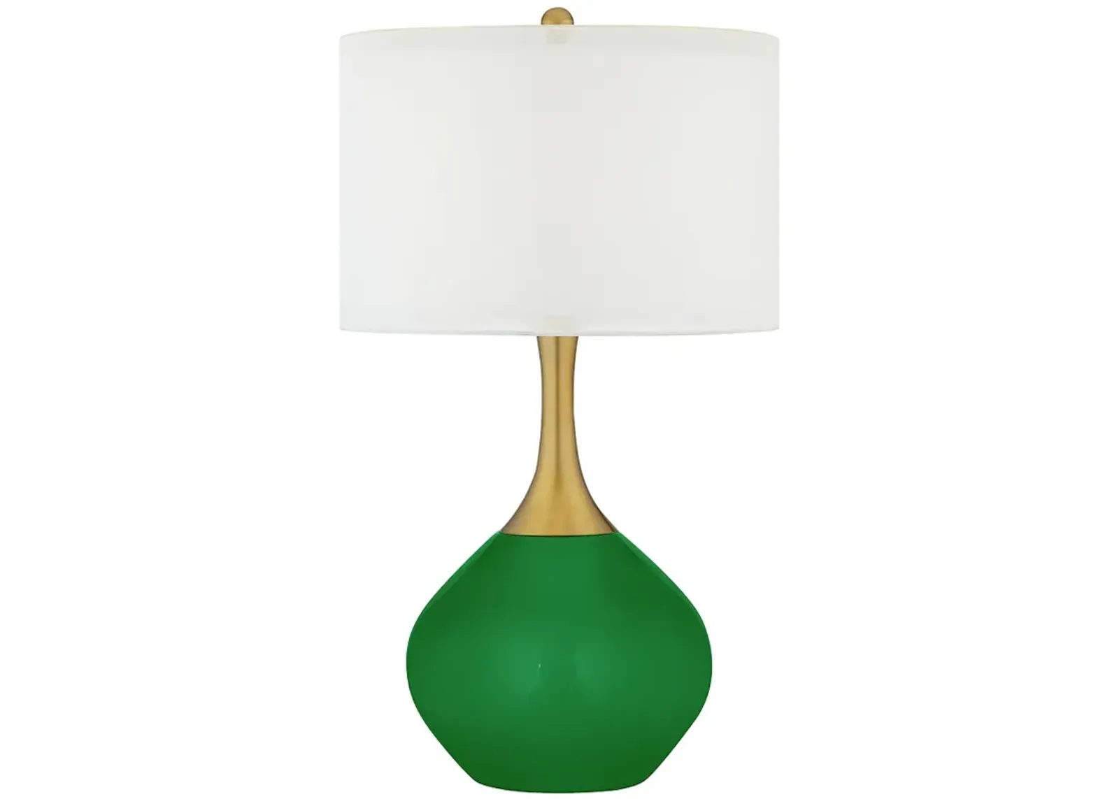 Envy Green Nickki Brass Modern Table Lamp