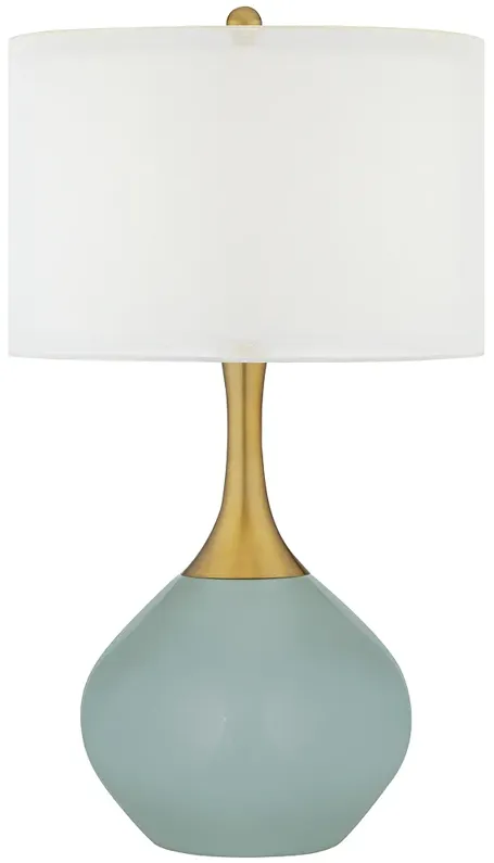 Aqua-Sphere Nickki Brass Modern Table Lamp