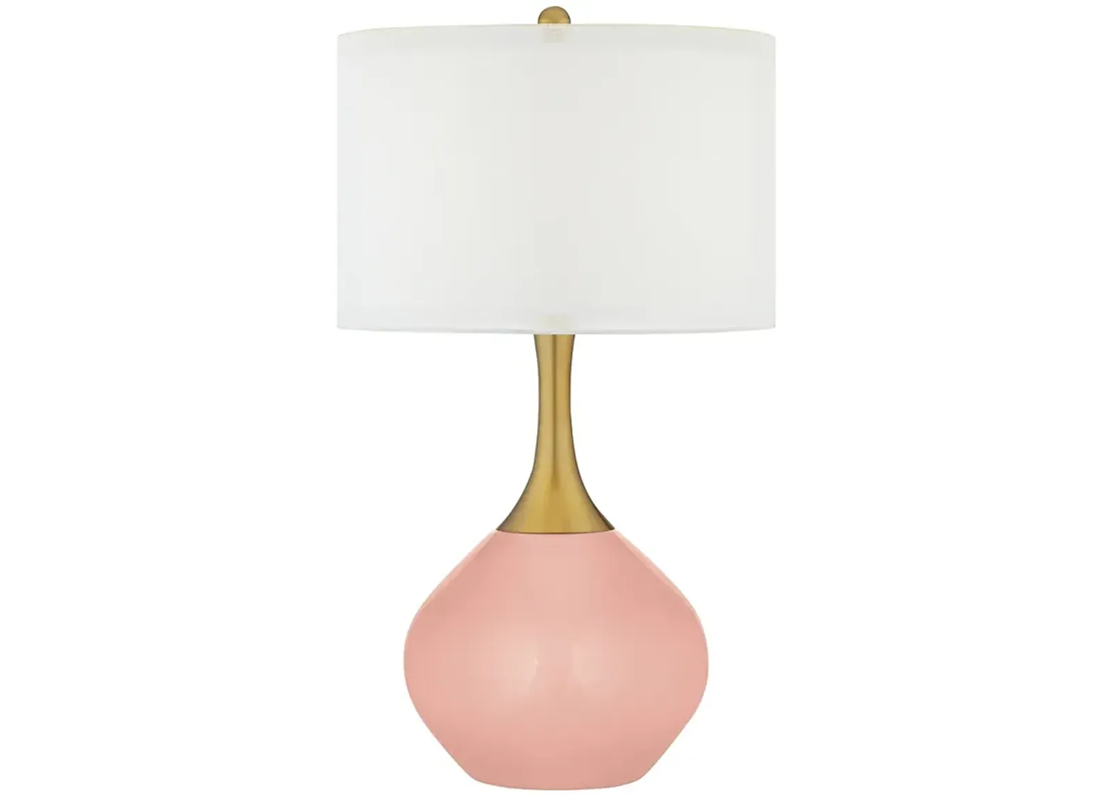 Rustique Nickki Brass Modern Table Lamp