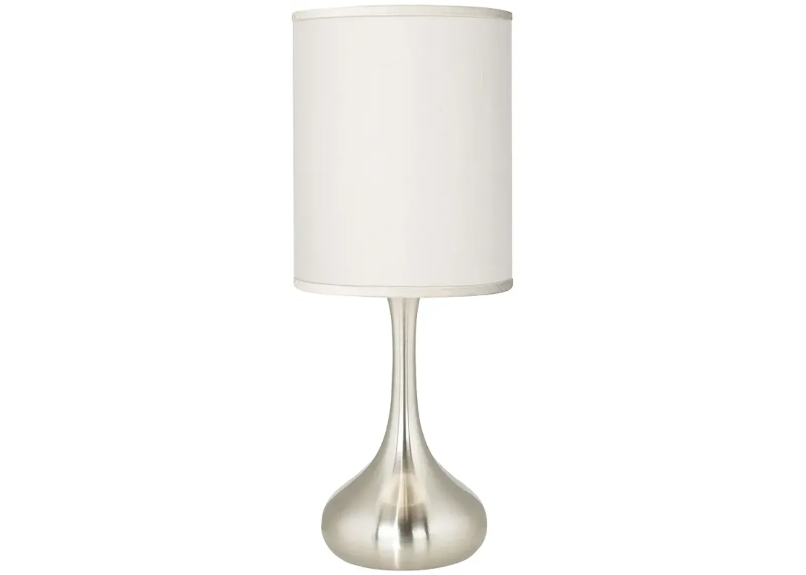 Possini Euro Droplet 24 1/2" Table Lamp with Cream Faux Silk Shade