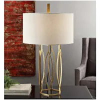 Crestview Collection 32" Global Gold Modern Table Lamp