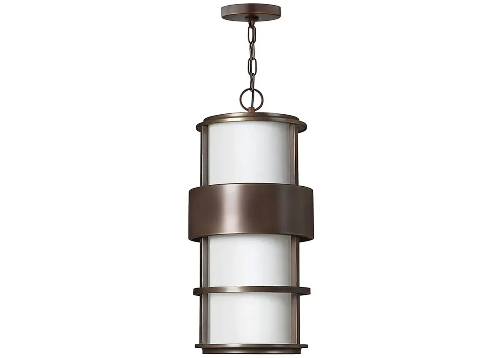 Metro Bronze Contemporary Saturn Pendant