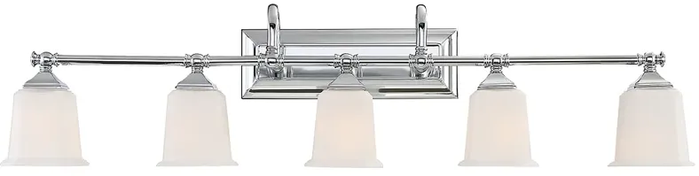 Quoizel Nicholas 41 3/4" Wide Polished Chrome Bath Light