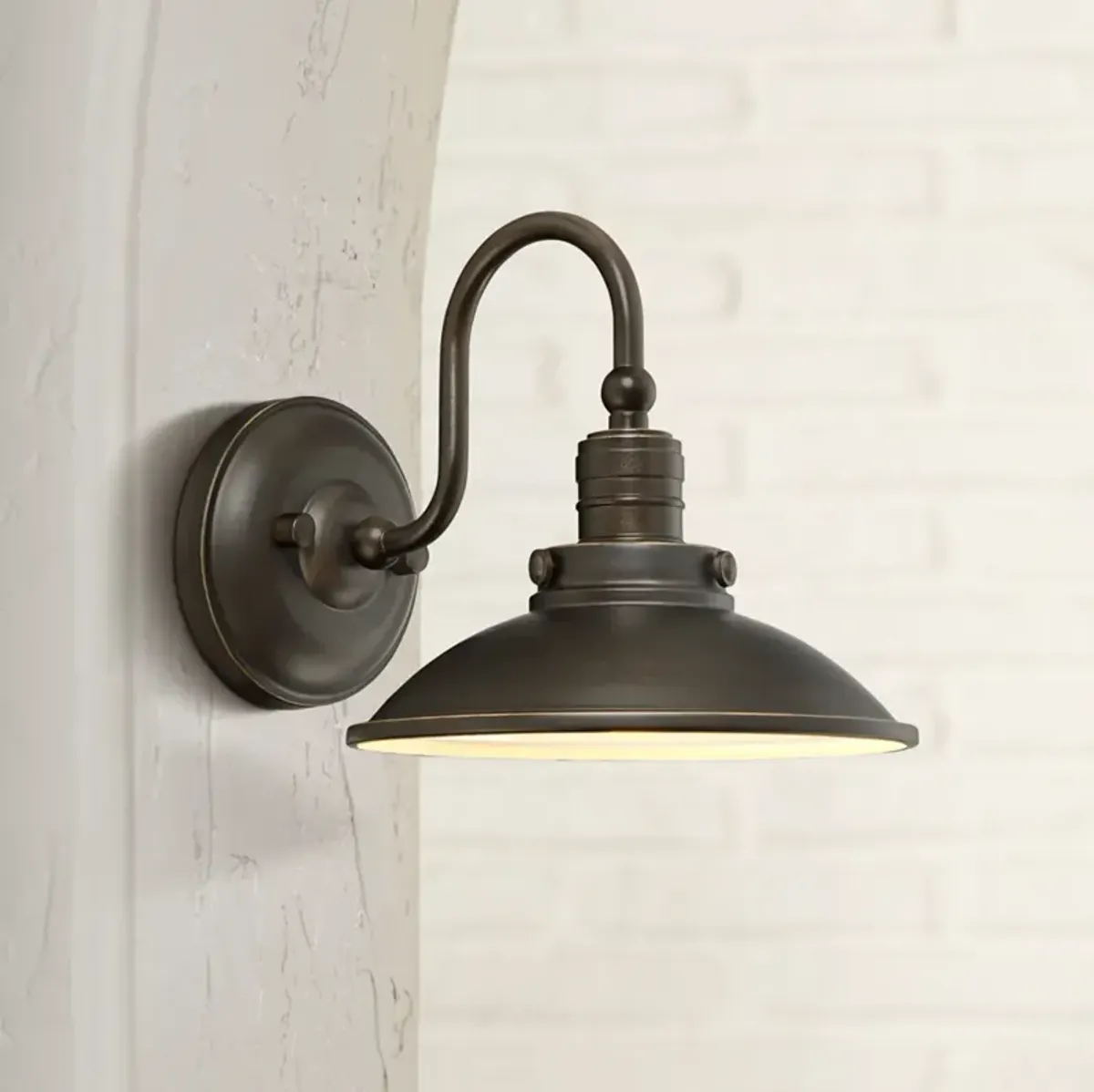 Minka Lavery Baytree Lane 8 1/2" Oiled Bronze LED Outdoor Wall Light