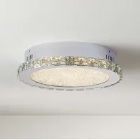 Possini Euro Chardin 14" Wide Chrome LED Ceiling Light