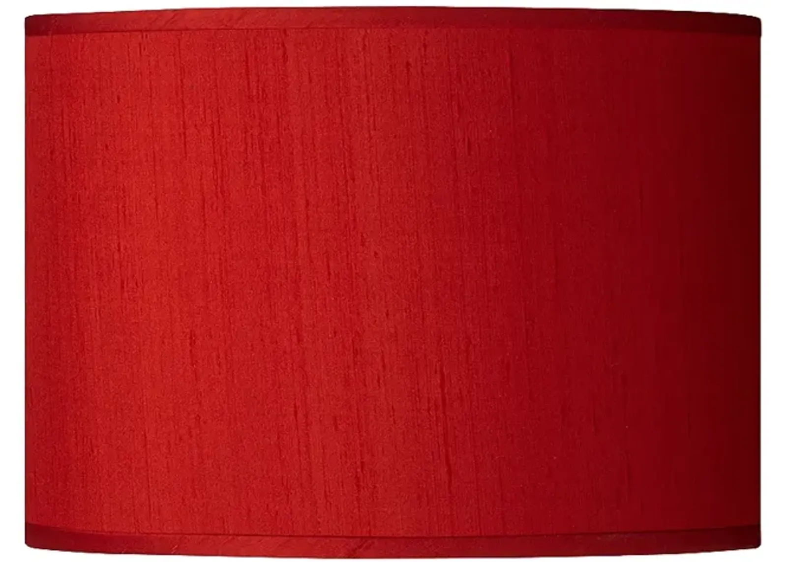 Possini Euro Red Faux Silk Dupioni Shade 13.5X13.5X10 (Spider)