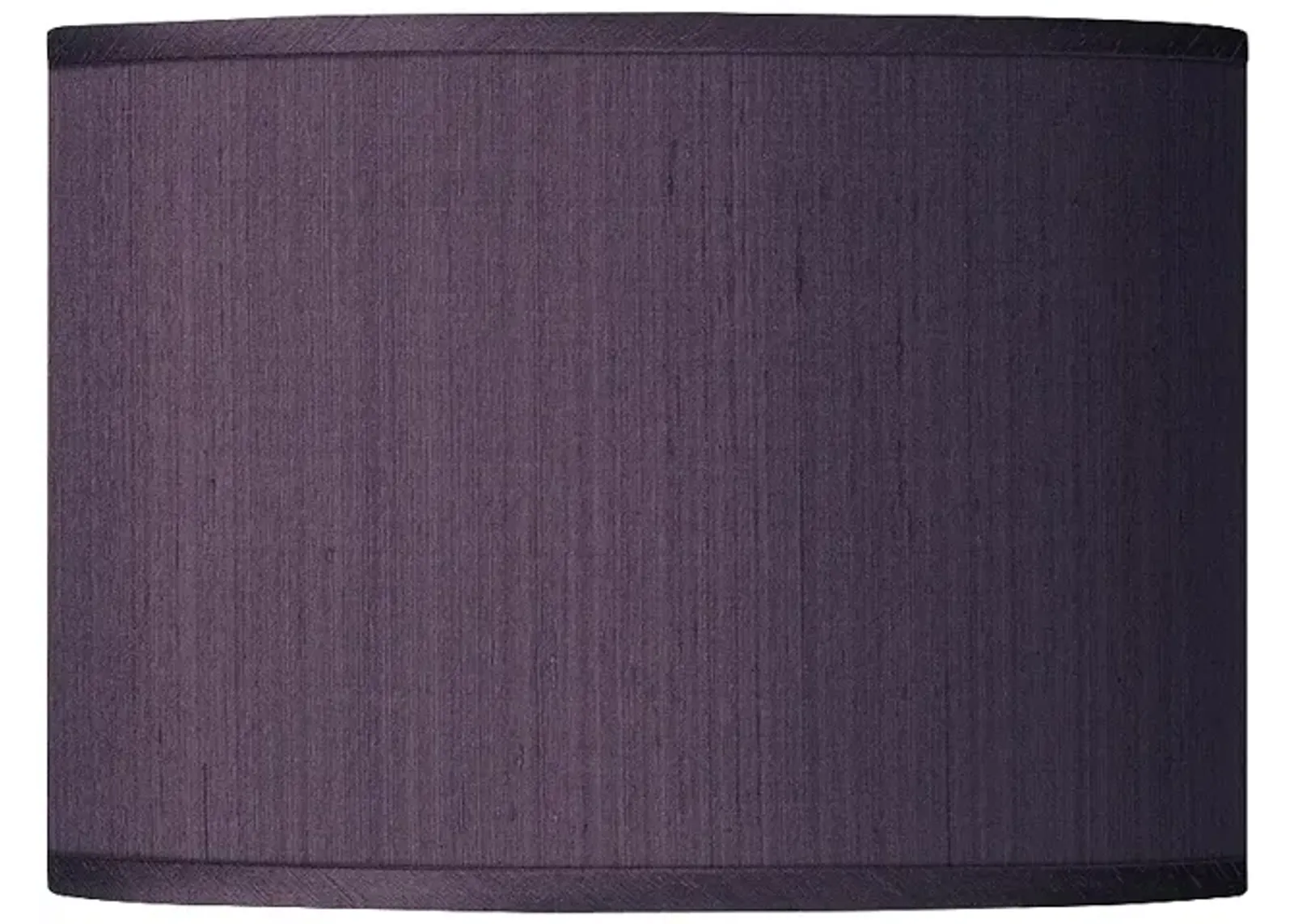 Possini Euro Eggplant Purple Faux Silk Drum Shade 13.5X13.5X10 (Spider)