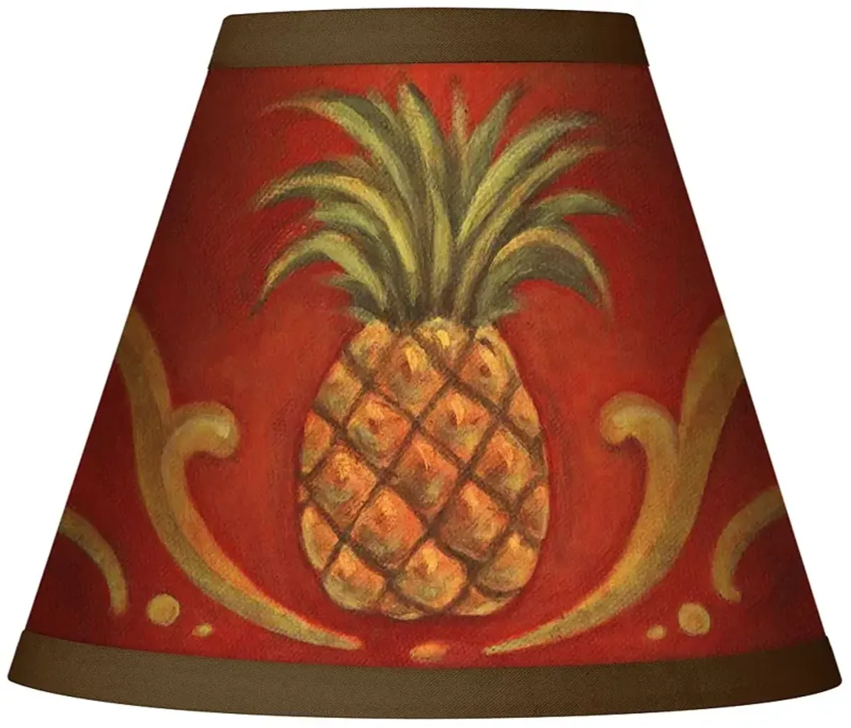 Royal Pineapples Giclee Set of Four Shades 3x6x5 (Clip-On)