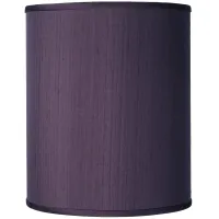 Possini Euro Eggplant Purple Polyester Drum Shade 10x10x12 (Spider)