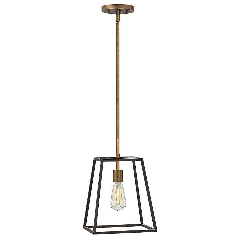 Pendant Fulton-Large Open Frame Pendant-Bronze