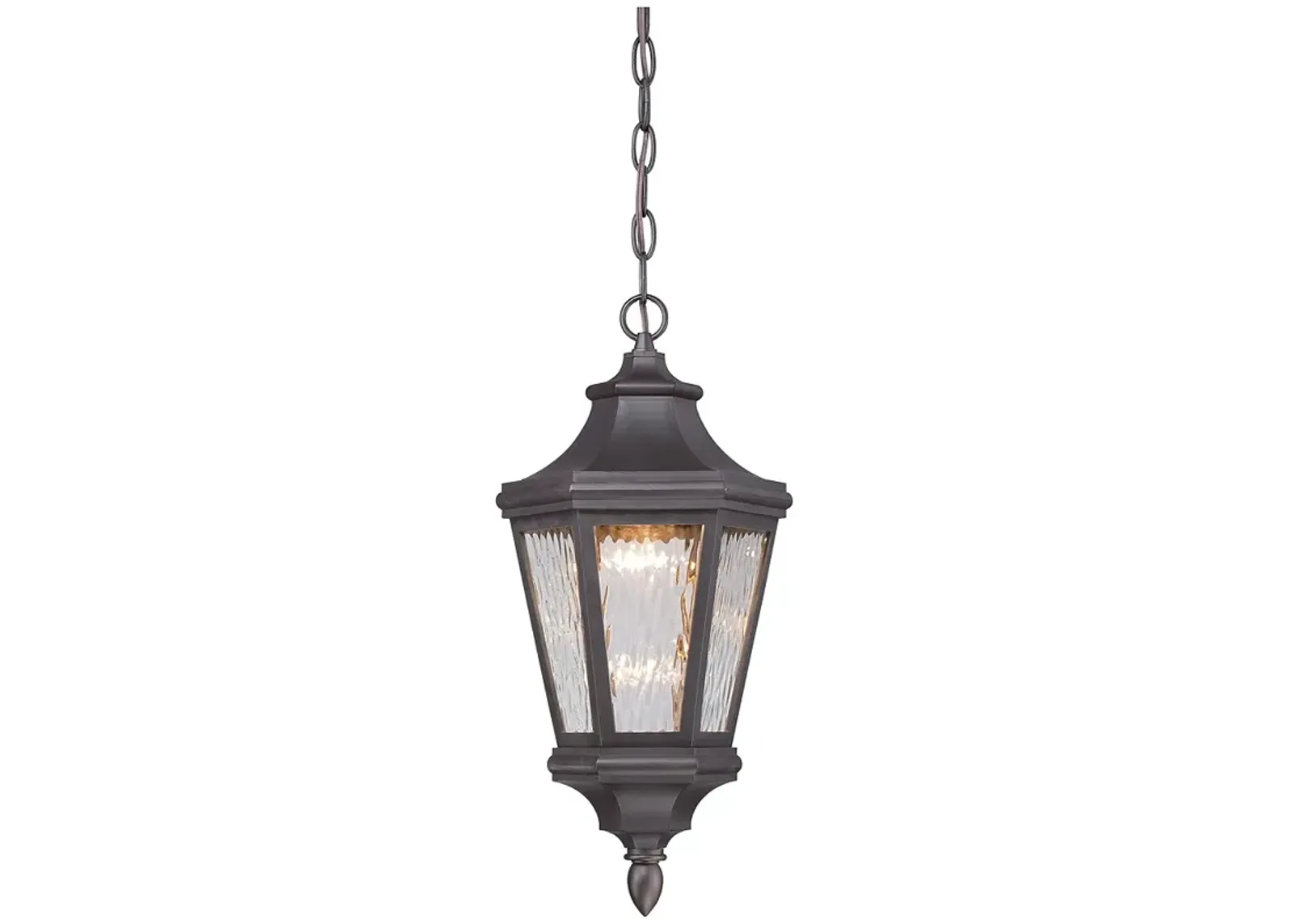 The Great Outdoors Hanford Pointe LED 1-Light Oil Rubbed Bronze Lantern