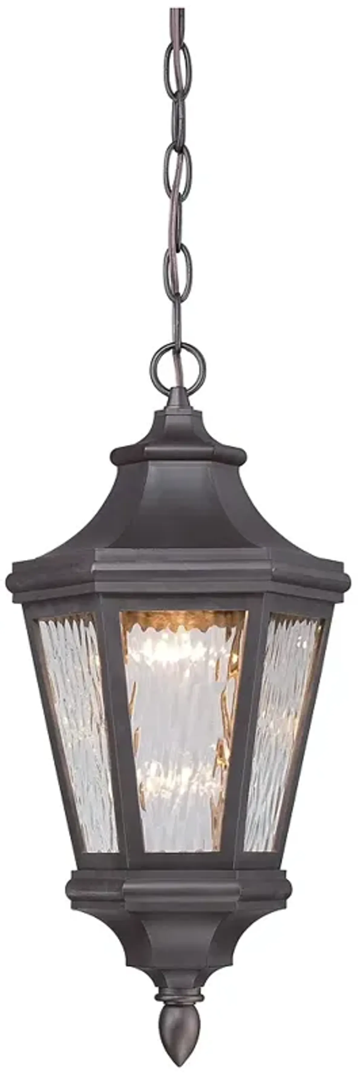 The Great Outdoors Hanford Pointe LED 1-Light Oil Rubbed Bronze Lantern