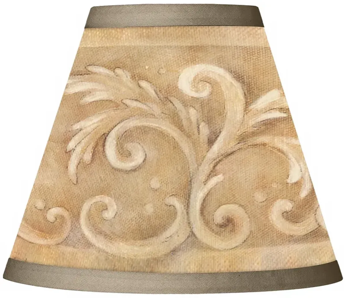 Giclee Glow Tuscan Fresco Set of Four Clip Shades 3x6x5 (Clip-On)