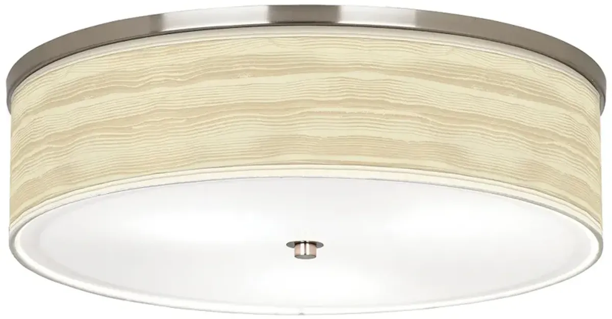 Giclee Gallery Birch Blonde Shade 20 1/4" Wide Drum Ceiling Light