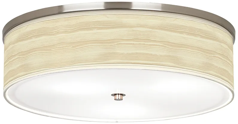 Birch Blonde Giclee Nickel 20 1/4" Wide Ceiling Light