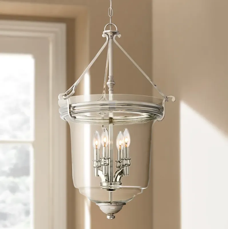 Audrey's Point 19 3/4"W Nickel Convertible Pendant Light