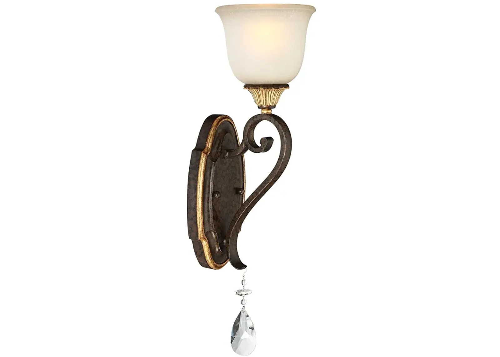 Metropolitan Chateau Nobles 21 3/4"W Bronze Wall Sconce