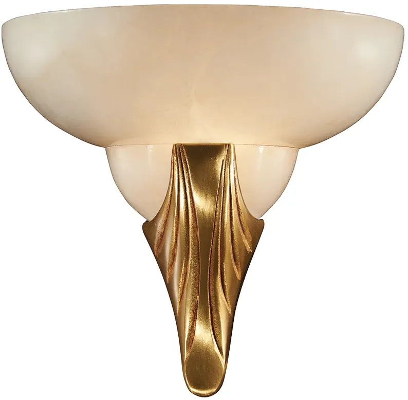 Metropolitan 10 1/4"H French Gold Hand-Made Wall Sconce